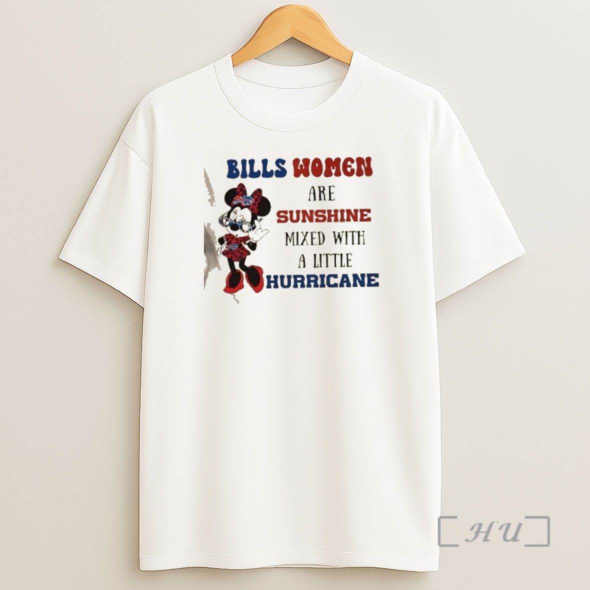 Officials Minnie Mouse Buffalo Bills Women Are Sunshine Mixed With A Little Hurricane Shirt Sweatshirt Tee