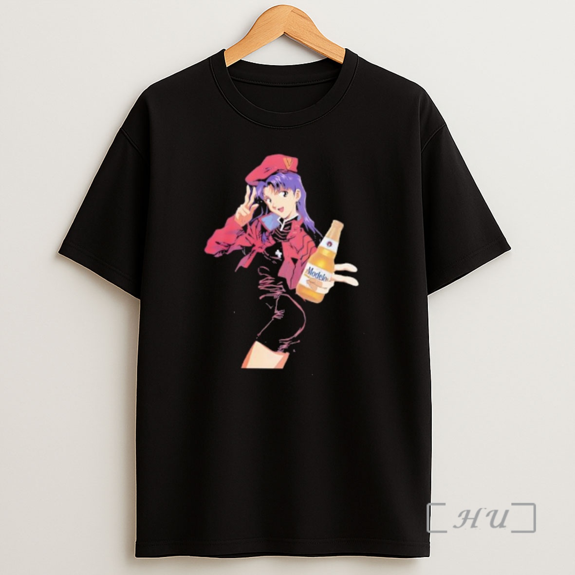 Officials Misato Katsuragi X Modelo Beer Anime Series Shirt Sweatshirt Tee