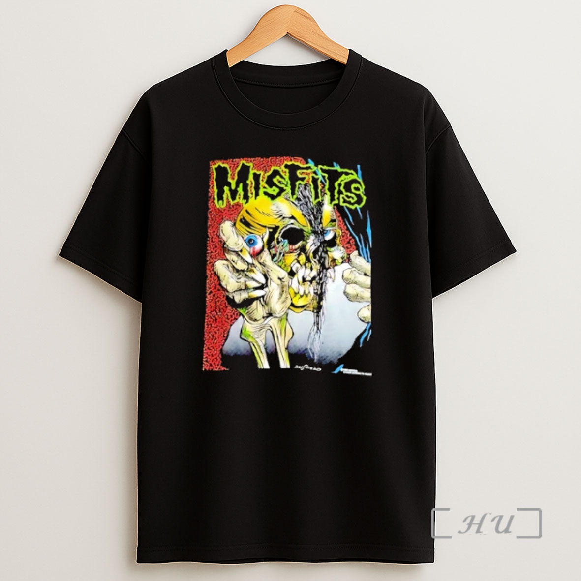 Officials Misfits Pushead Schroeder Skull Eyeball Graphic Premium Shirt Sweatshirt Tee