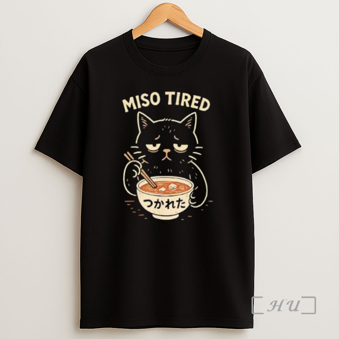 Officials Miso Tired Cat Japanese Pun Ramen Humor Shirt Sweatshirt Tee
