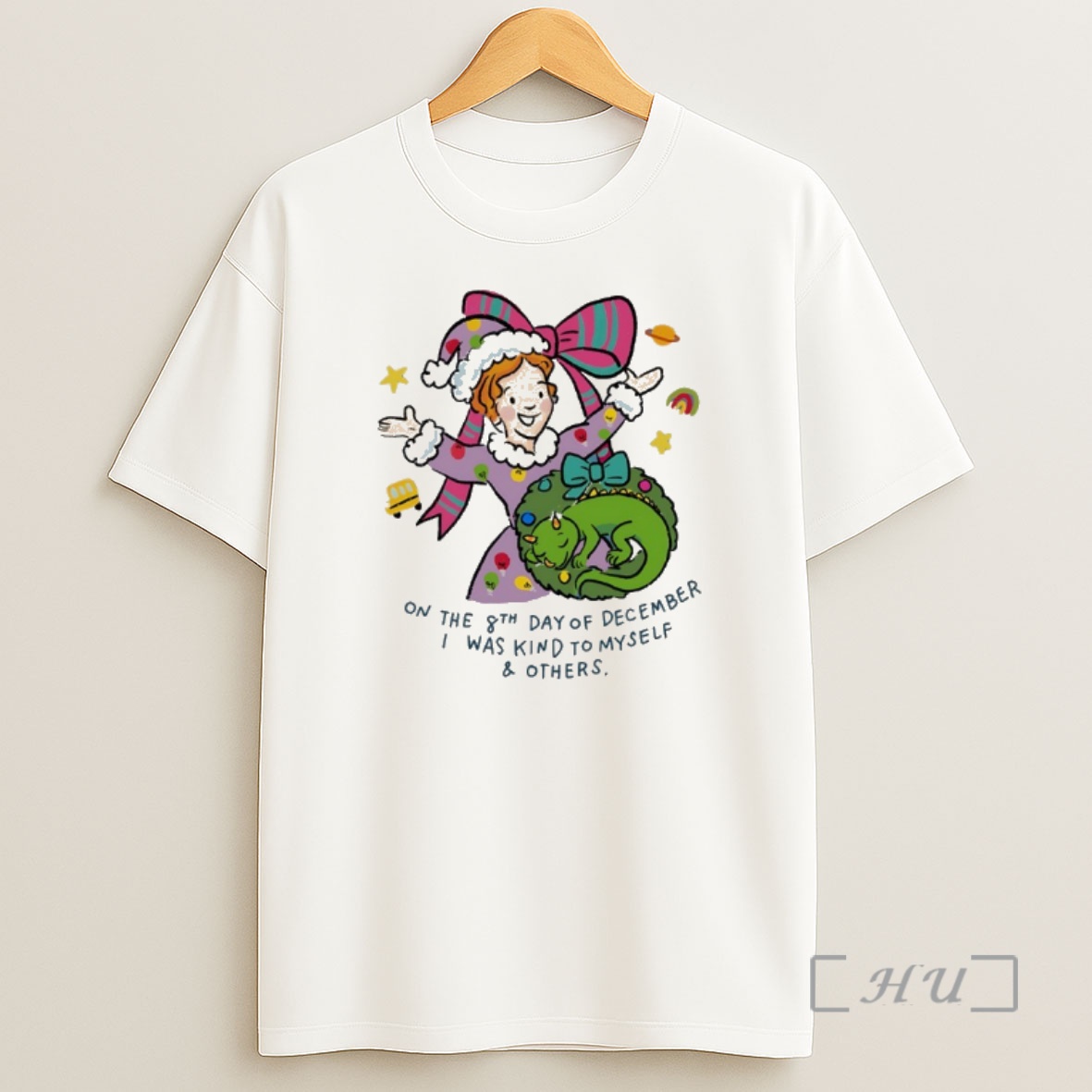 Officials Miss Frizzle On The 8th Day Of December I Was Kind To Myself And Others Shirt Sweatshirt Tee