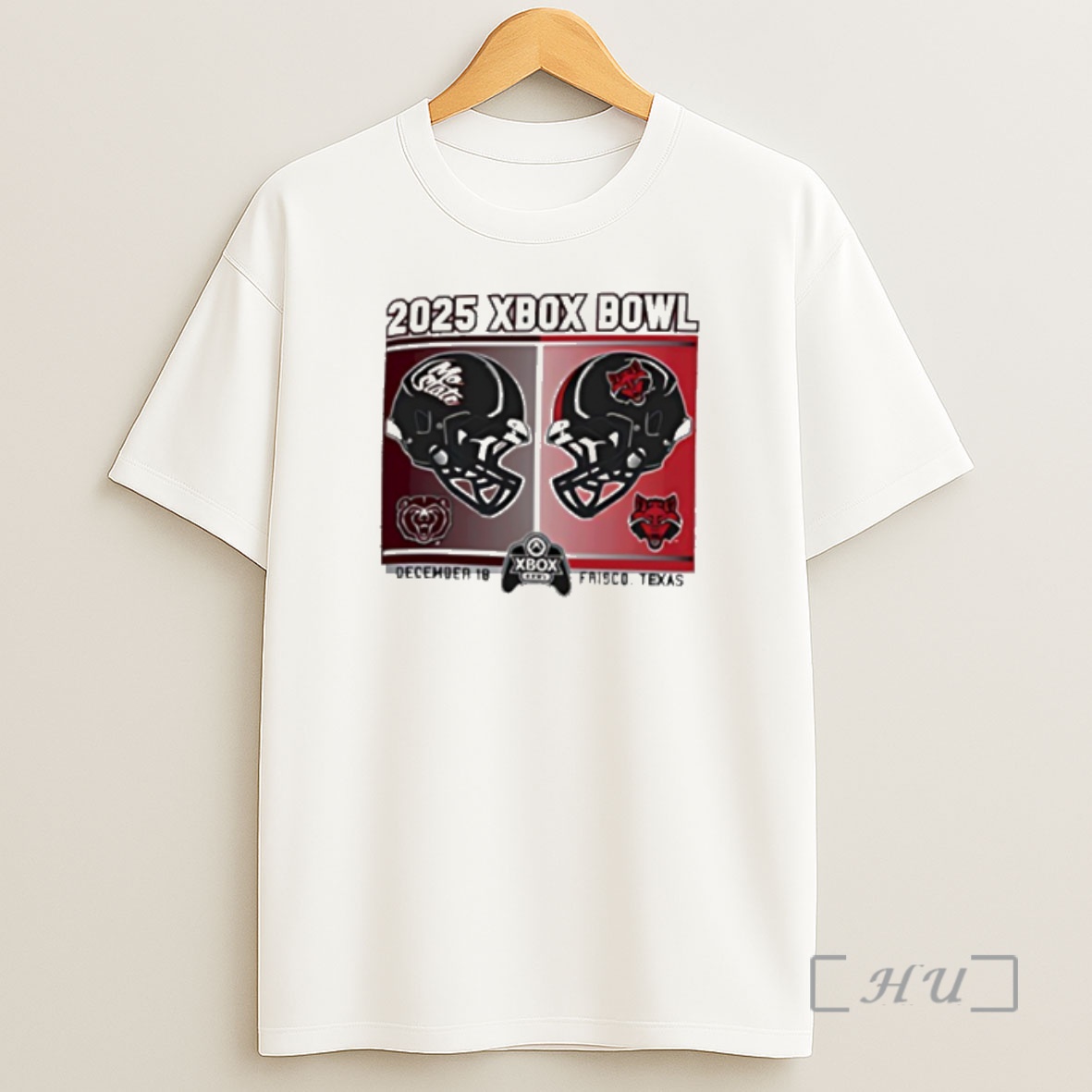 Officials Missouri State Bears Vs Arkansas State Red Wolves 2025 Xbox Bowl Shirt Sweatshirt Tee