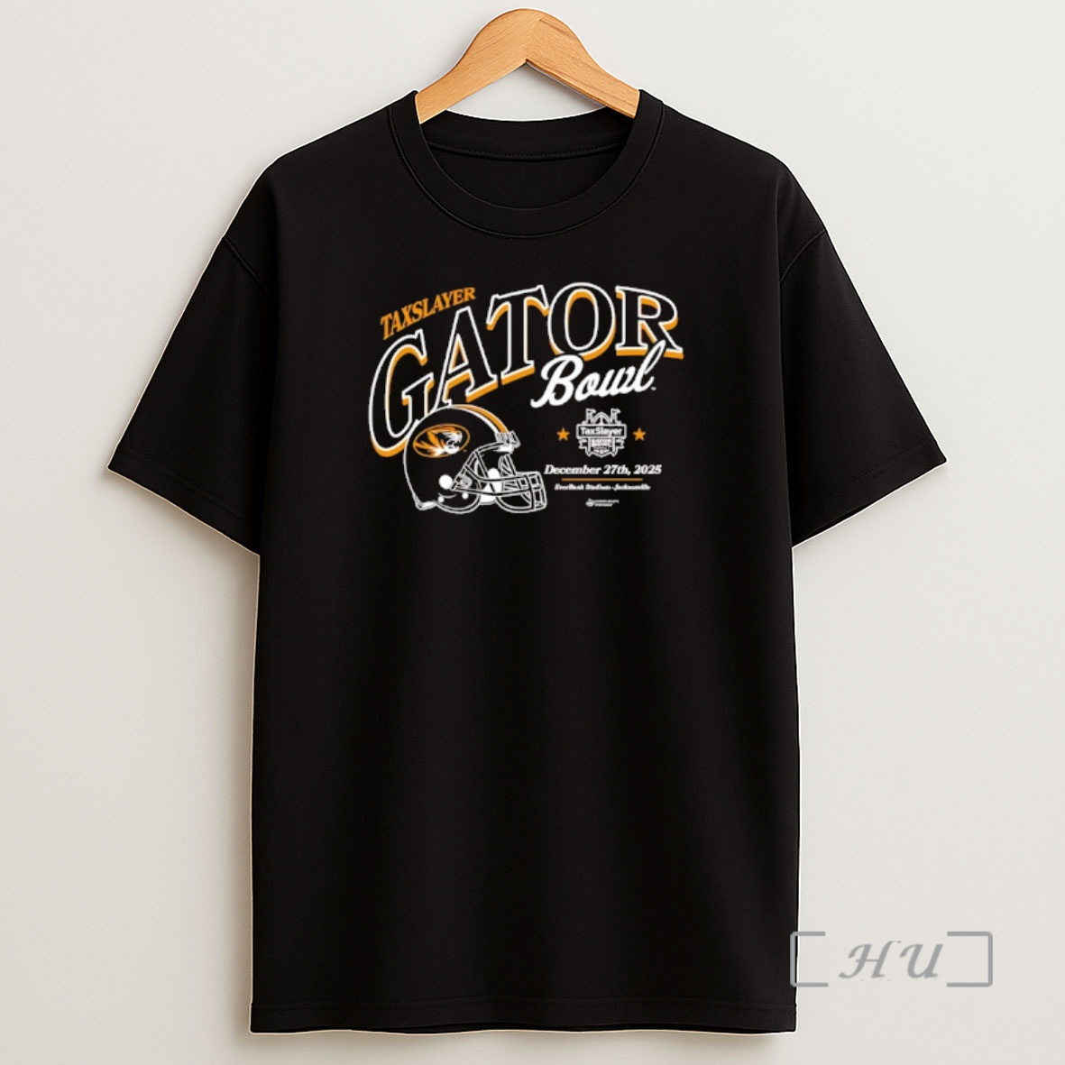 Officials Mizzou Tigers 2025 Taxslayer Gator Bowl Helmet Shirt Sweatshirt Tee