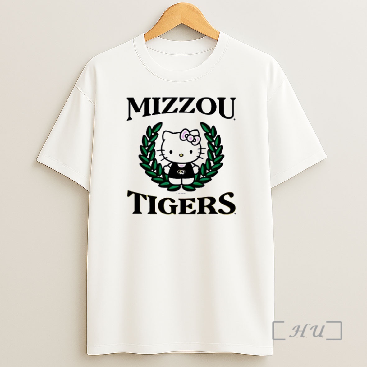 Officials Mizzou Tigers Hello Kitty University Of Missouri Cream Shirt Sweatshirt Tee