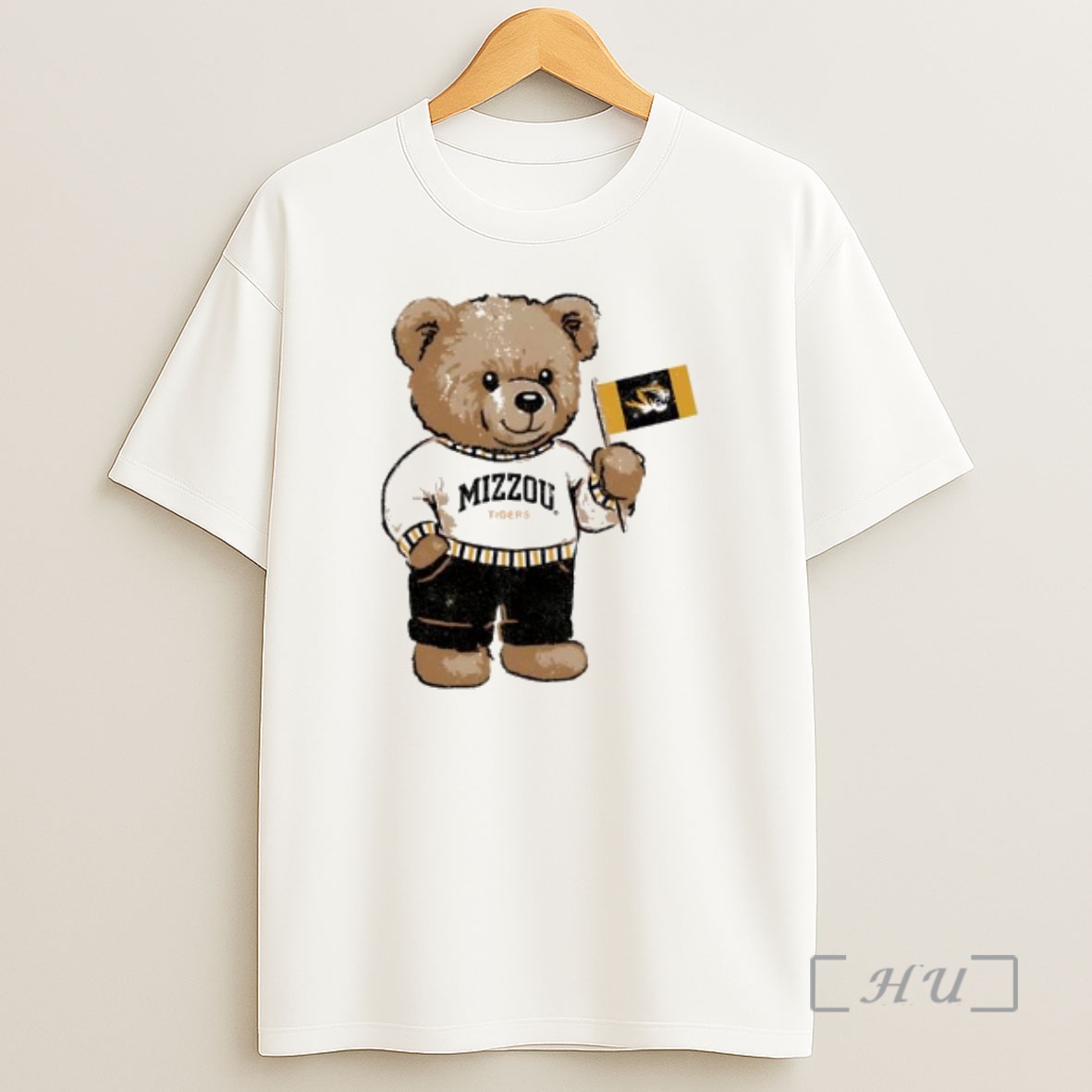 Officials Mizzou Tigers Teddy Bear Flag Butter Shirt Sweatshirt Tee