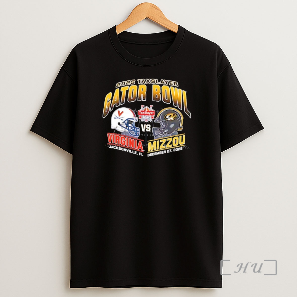 Officials Mizzou Tigers Vs Virginia 2025 Tax Slayer Gator Bowl Helmets Shirt Sweatshirt Tee