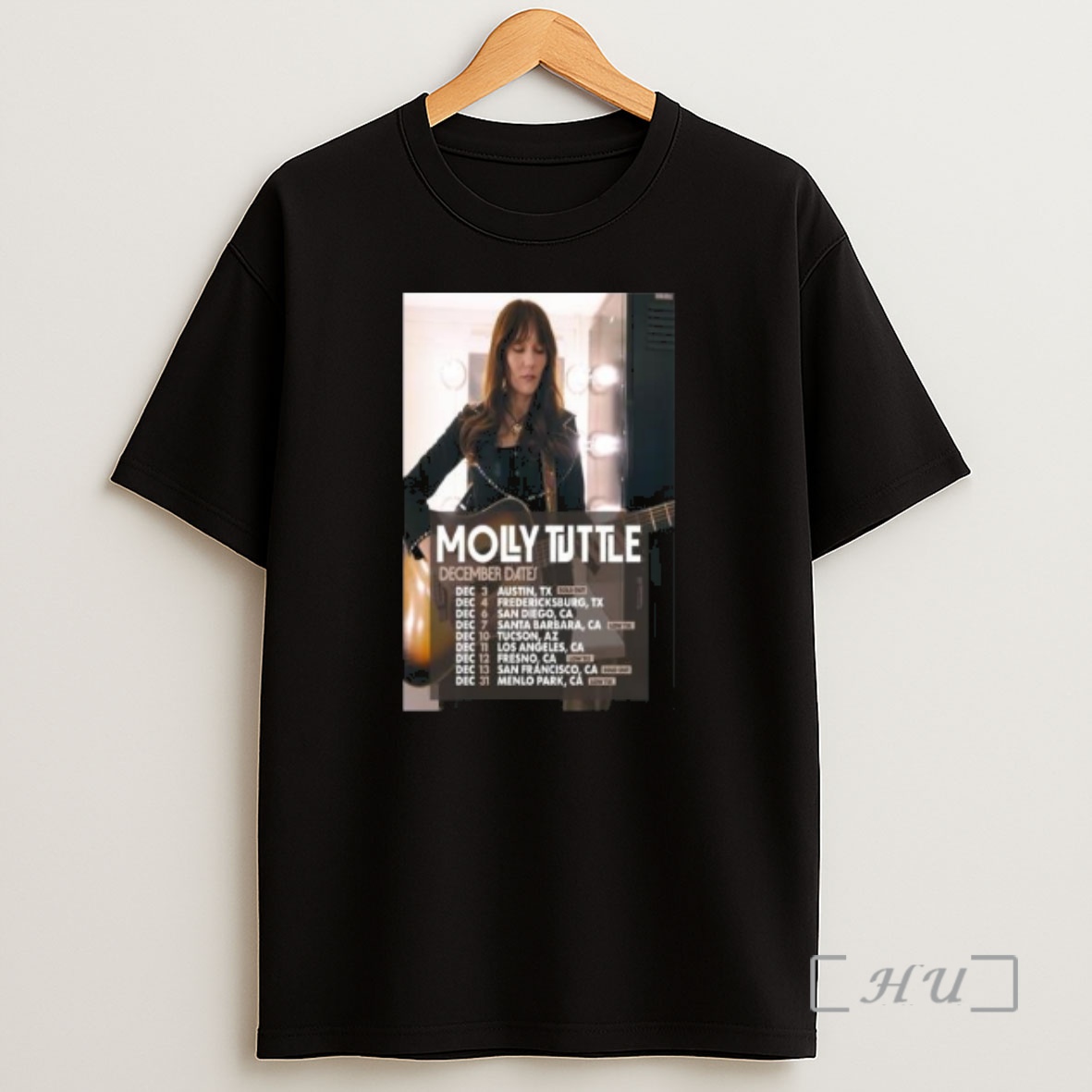 Officials Molly Tuttle December Tour 2025 Circle Black Premium Shirt Sweatshirt Tee