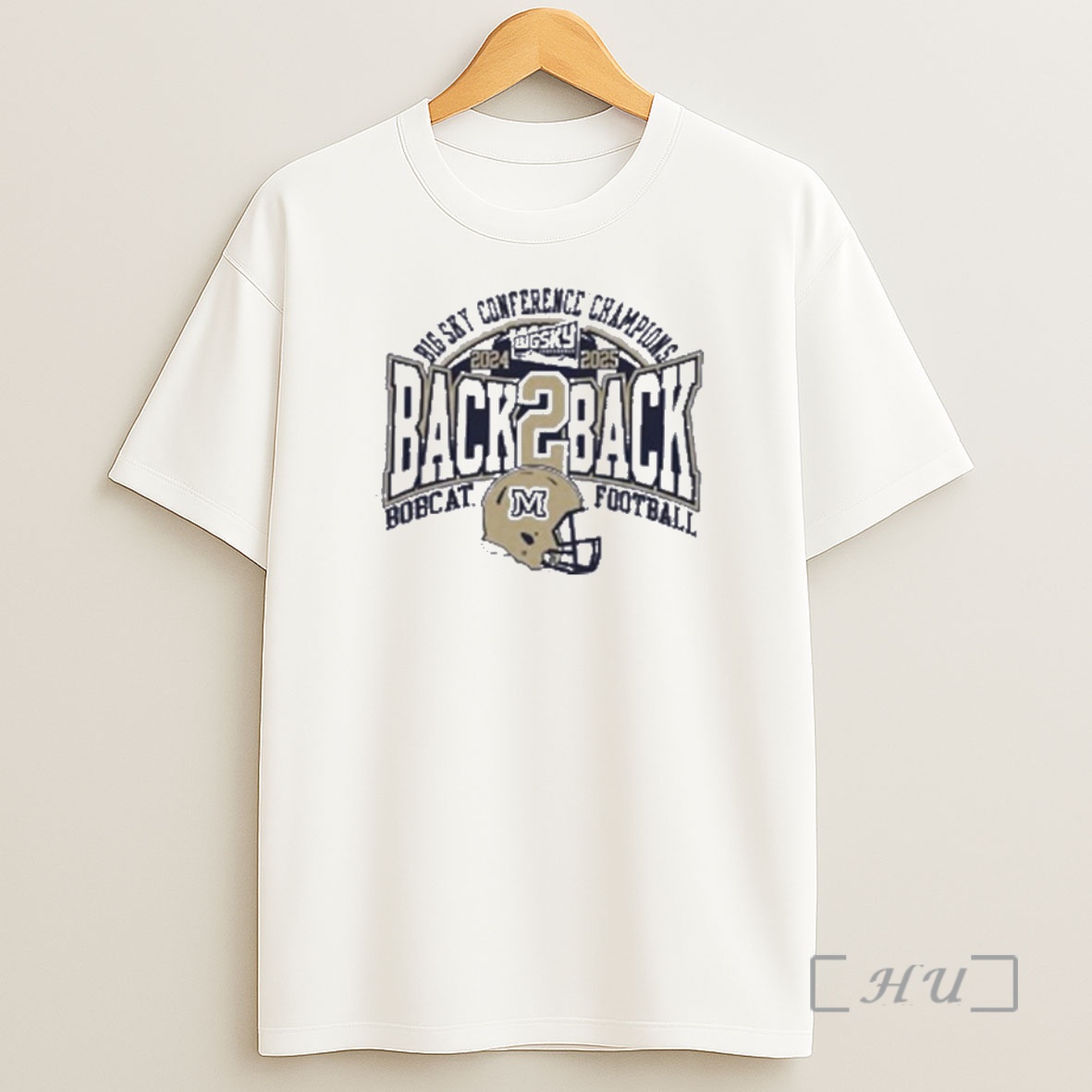Officials Montana Bobcats 2025 Big Sky Conference Football Back 2 Back Champions Premium Shirt Sweatshirt Tee