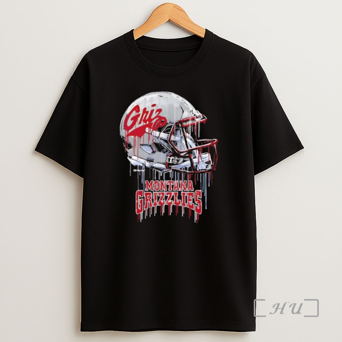 Officials Montana Grizzlies Vive La Fete Dripping Football Helmet Premium Shirt Sweatshirt Tee