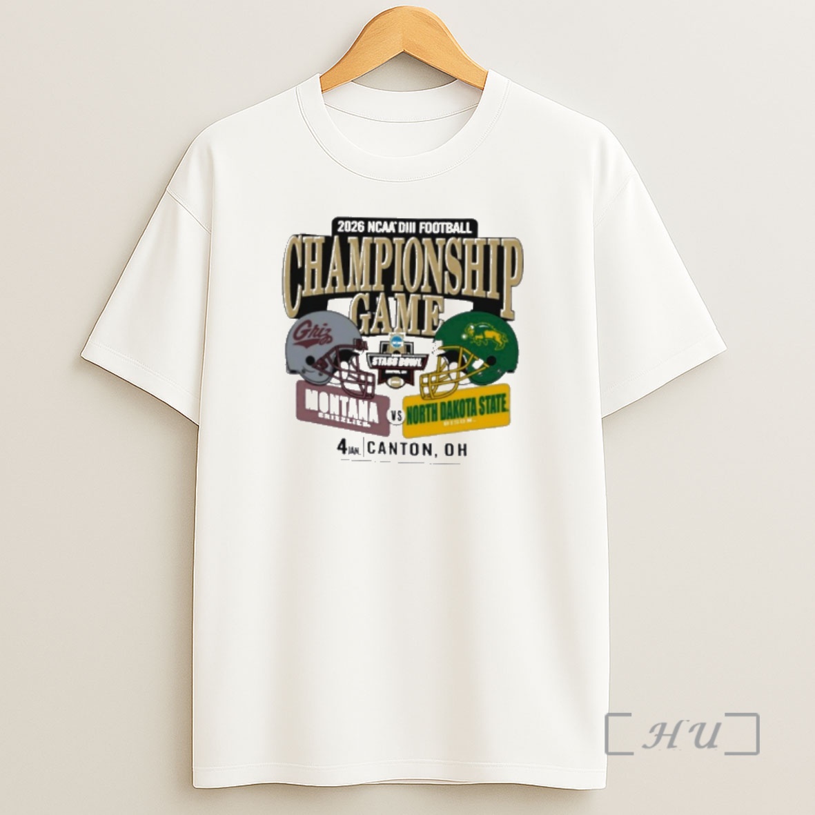 Officials Montana Grizzlies Vs North Dakota State Bison 2026 Ncaa Division Iii Football Championship Game Shirt Sweatshirt Tee