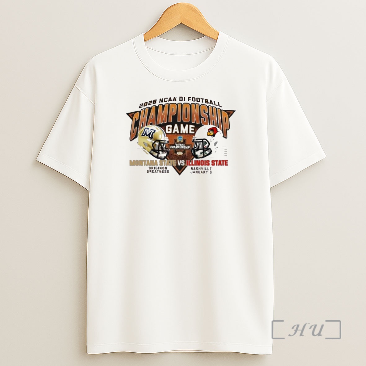 Officials Montana State Vs Illinois State 2025 26 Ncaa Di Football Championship Matchup Shirt Sweatshirt Tee
