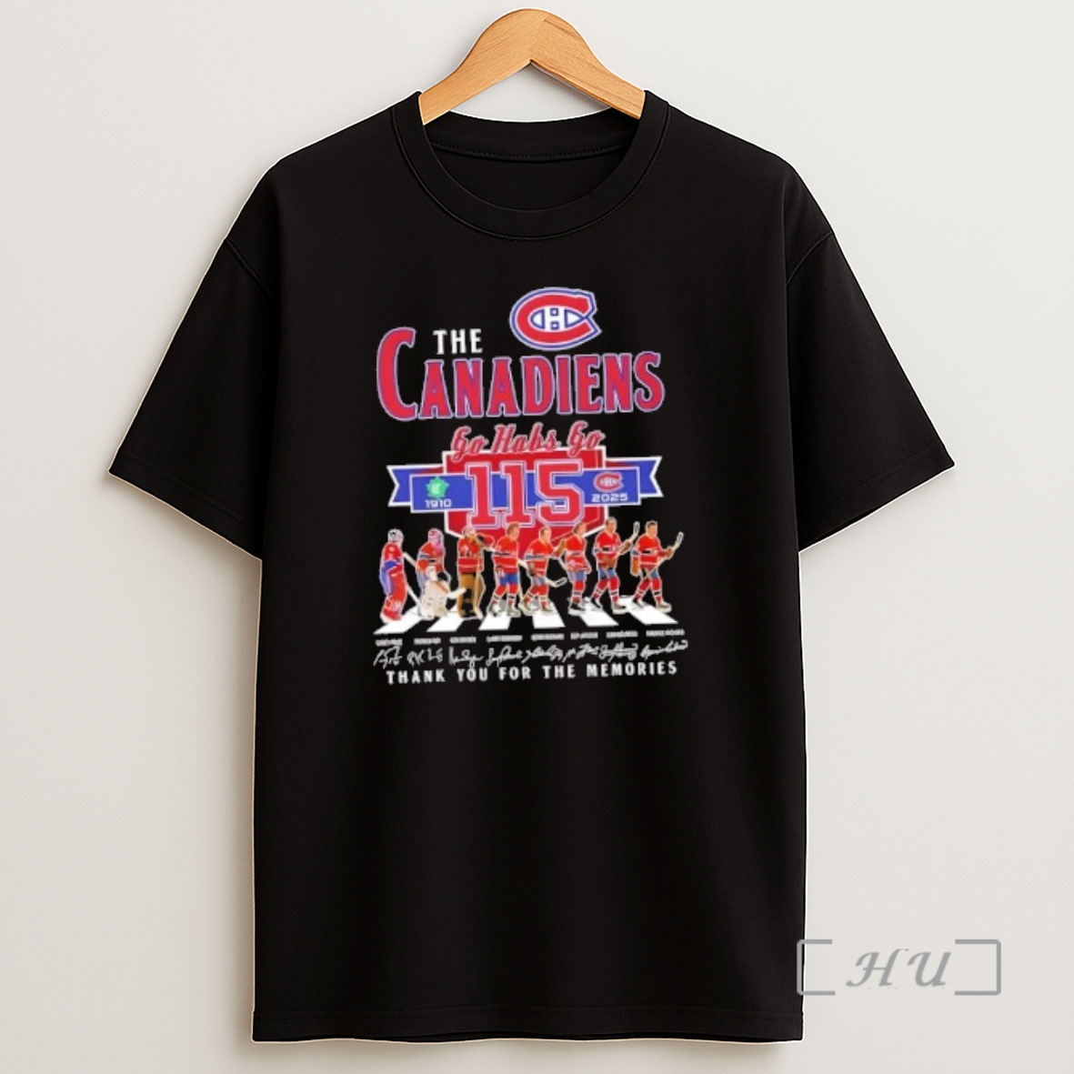 Officials Montreal Canadiens Go Habs Go 115 Years 1910 2025 Carey Price And Legends Abbey Road Signatures Premium Shirt Sweatshirt Tee