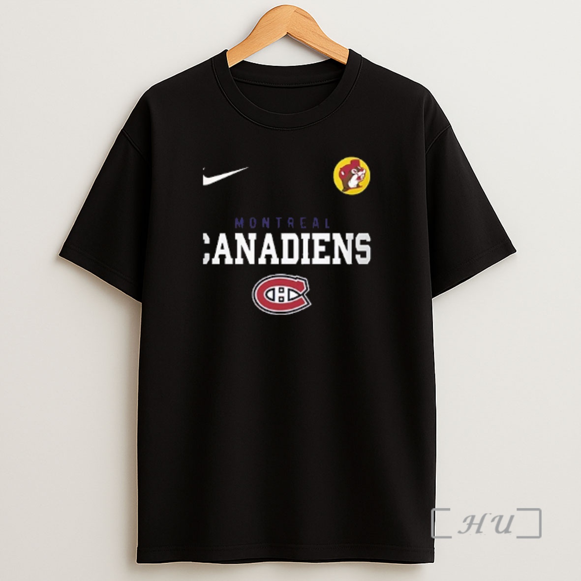 Officials Montreal Canadiens X Buc Ees Go Habs Go Mascot Double Sided Graphic Shirt Sweatshirt Tee