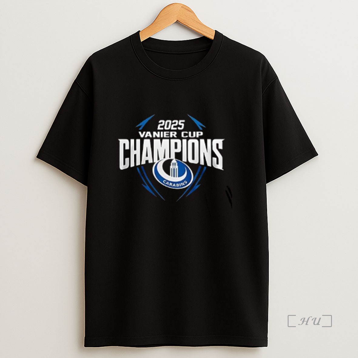 Officials Montreal Carabins 60th Vanier Cup Champions Logo Double Sided Graphic Premium Shirt Sweatshirt Tee