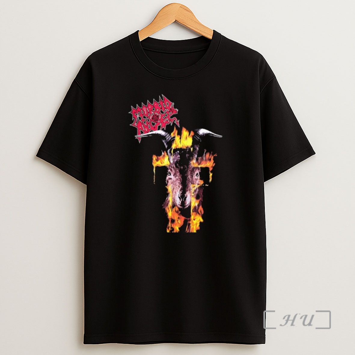 Officials Morbid Angel Flaming Goat Premium Shirt Sweatshirt Tee