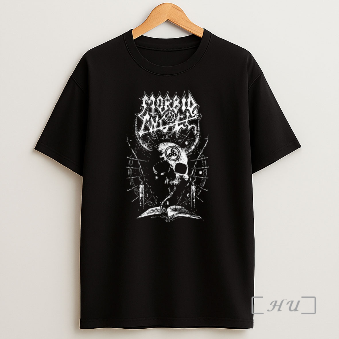 Officials Morbid Angel White Horned Skull Premium Shirt Sweatshirt Tee
