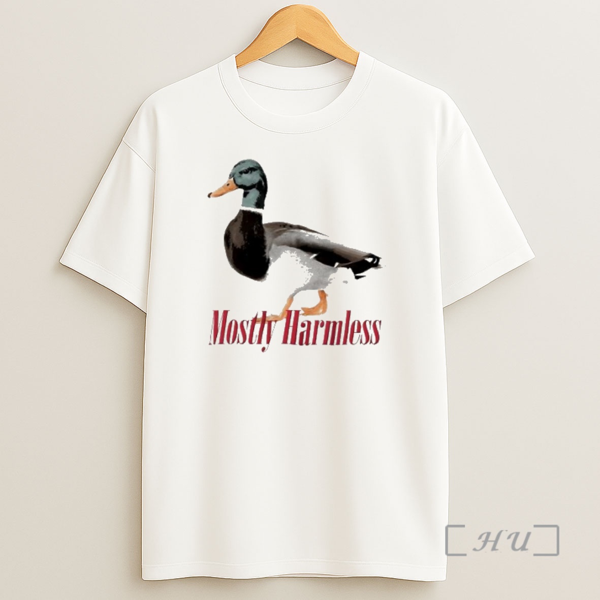 Officials Mostly Harmless Mallard Funny Animal Womens Shirt Sweatshirt Tee