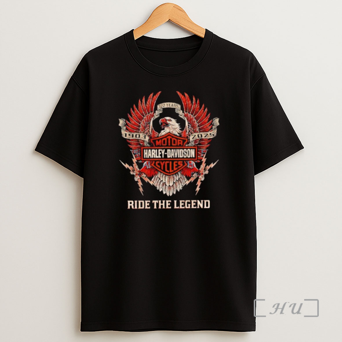 Officials Motor Cycles Harle Davidson 122 Years Ride The Legend Logo Premium Shirt Sweatshirt Tee