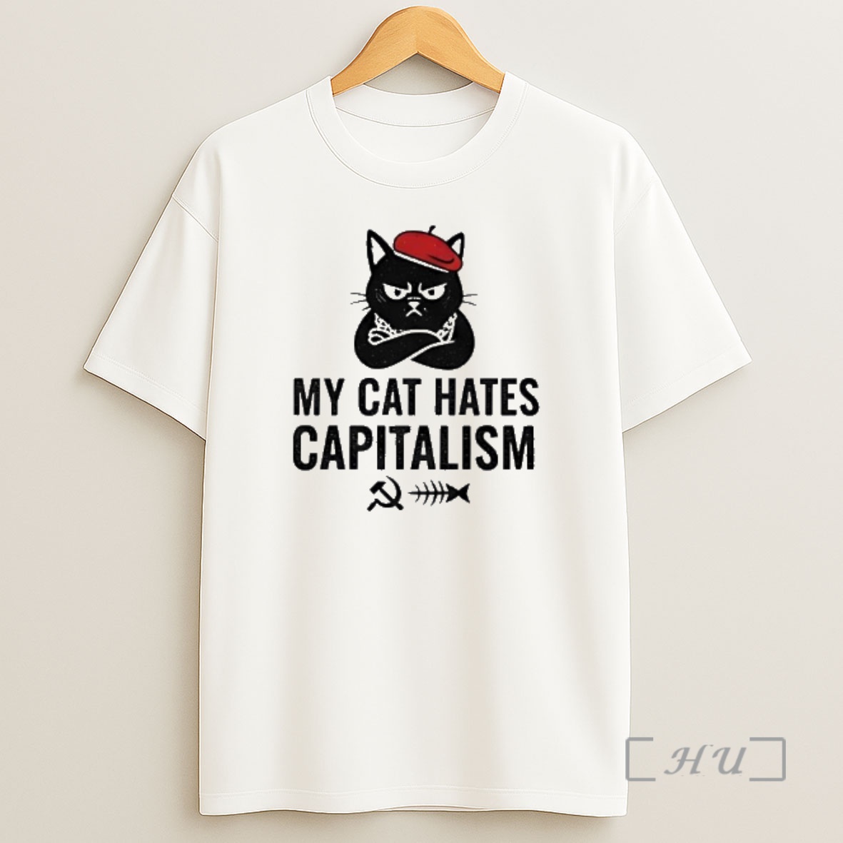 Officials My Cat Hates Capitalism Shirt Sweatshirt Tee
