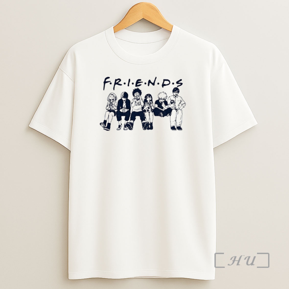Officials My Hero Academia Friends Anime Shirt Sweatshirt Tee