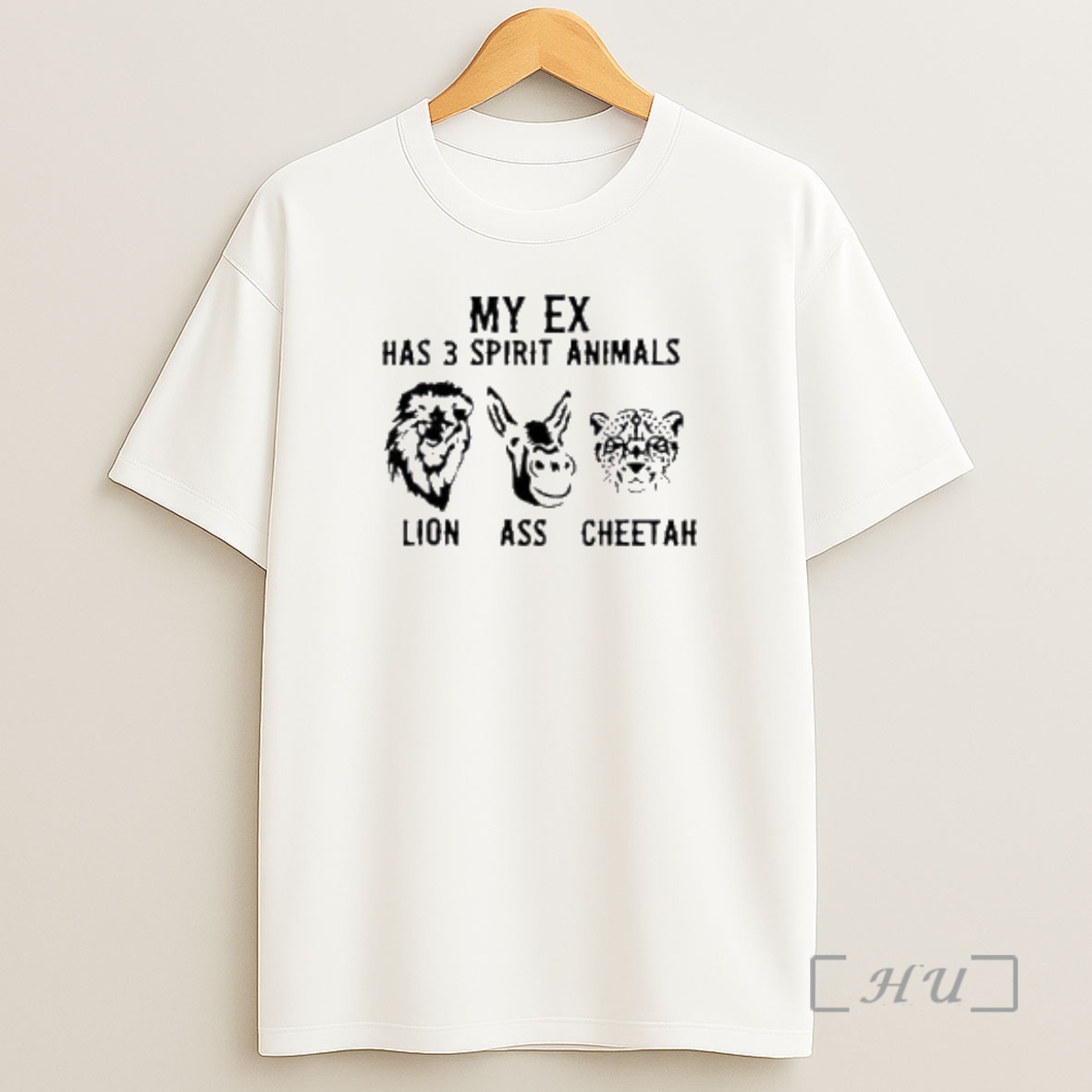 Officials My Ex Has 3 Spirit Animals Lion Ass Cheetah Shirt Sweatshirt Tee