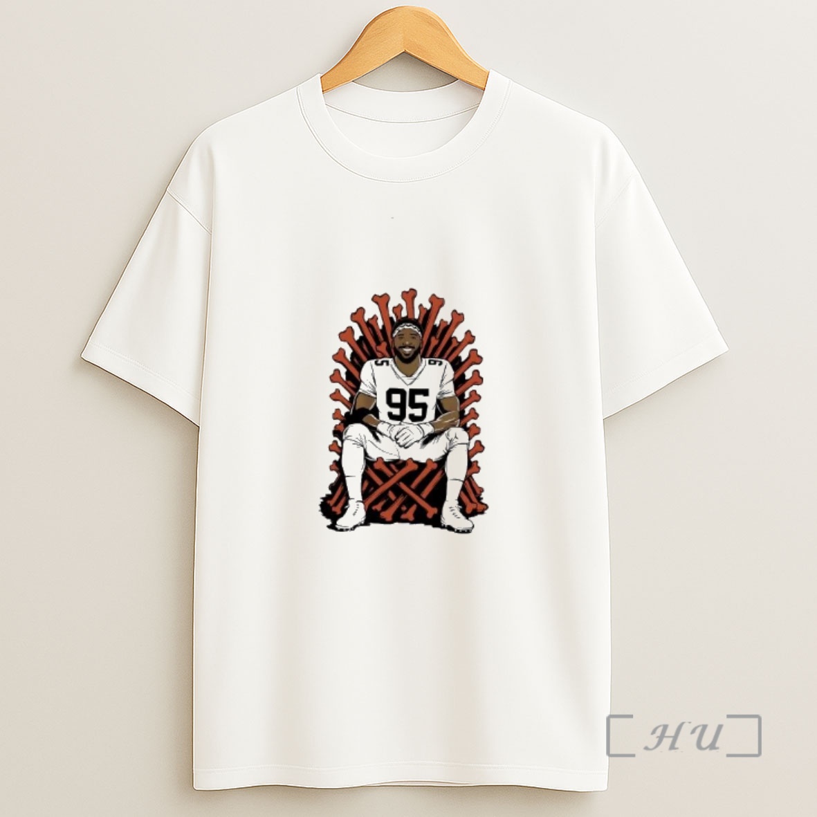 Officials Myles Garrett Single Season Sack King Thones Cleveland Browns Shirt Sweatshirt Tee