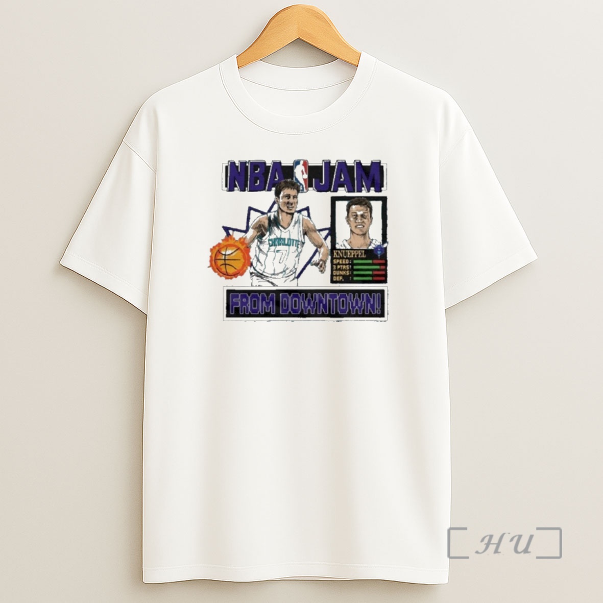 Officials Nba Jam Charlotte Hornets Kon Knueppel Shirt Sweatshirt Tee