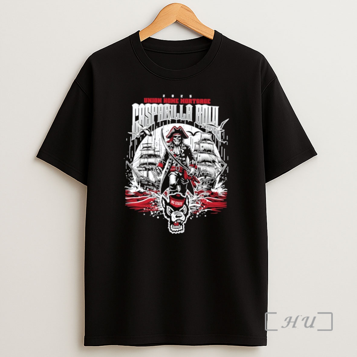 Officials Nc State Wolfpack 2025 Union Home Mortgage Gasparilla Bowl Graphic Shirt Sweatshirt Tee