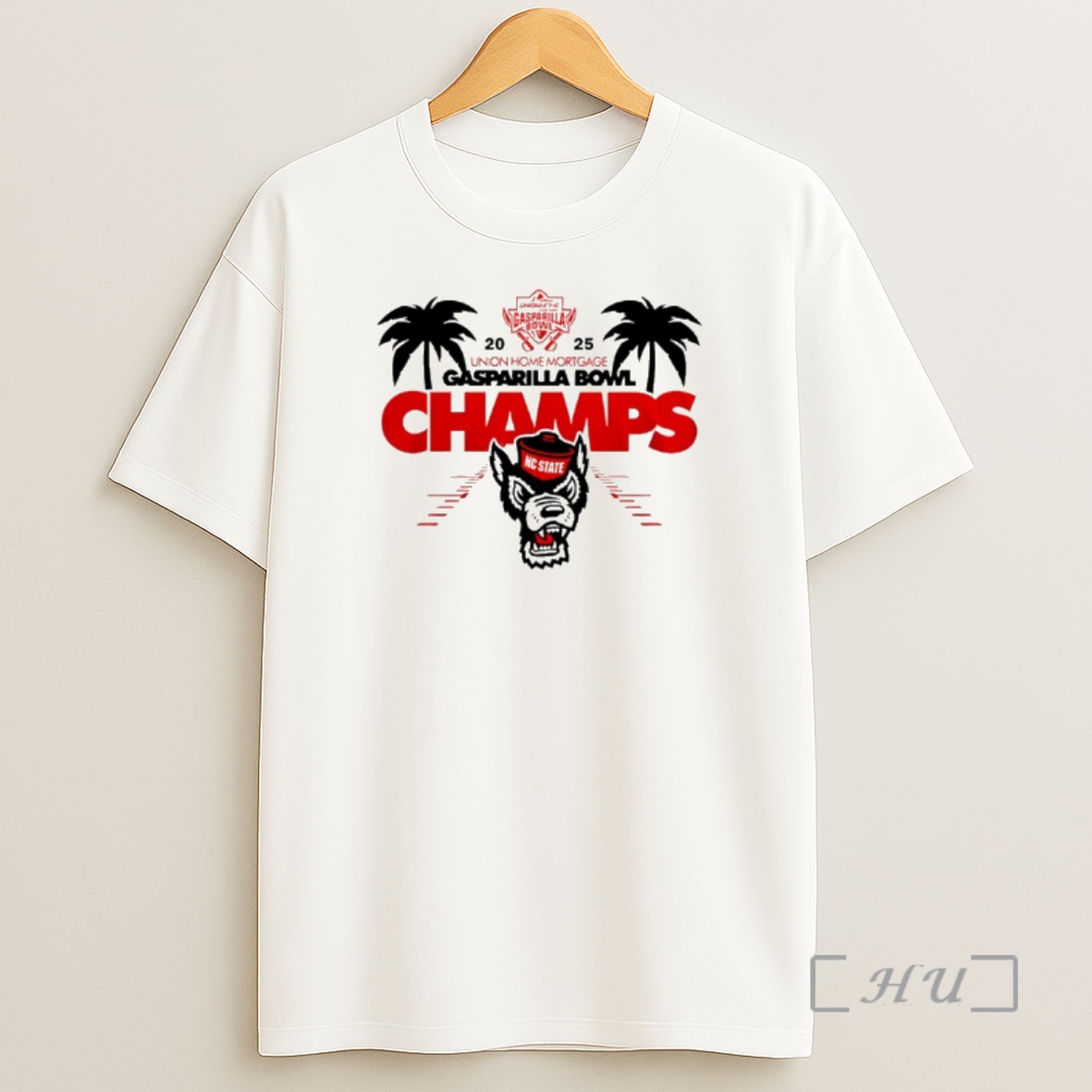 Officials Nc State Wolfpack Union Home Mortgage Gasparilla Bowl Champions 2025 Logo Shirt Sweatshirt Tee