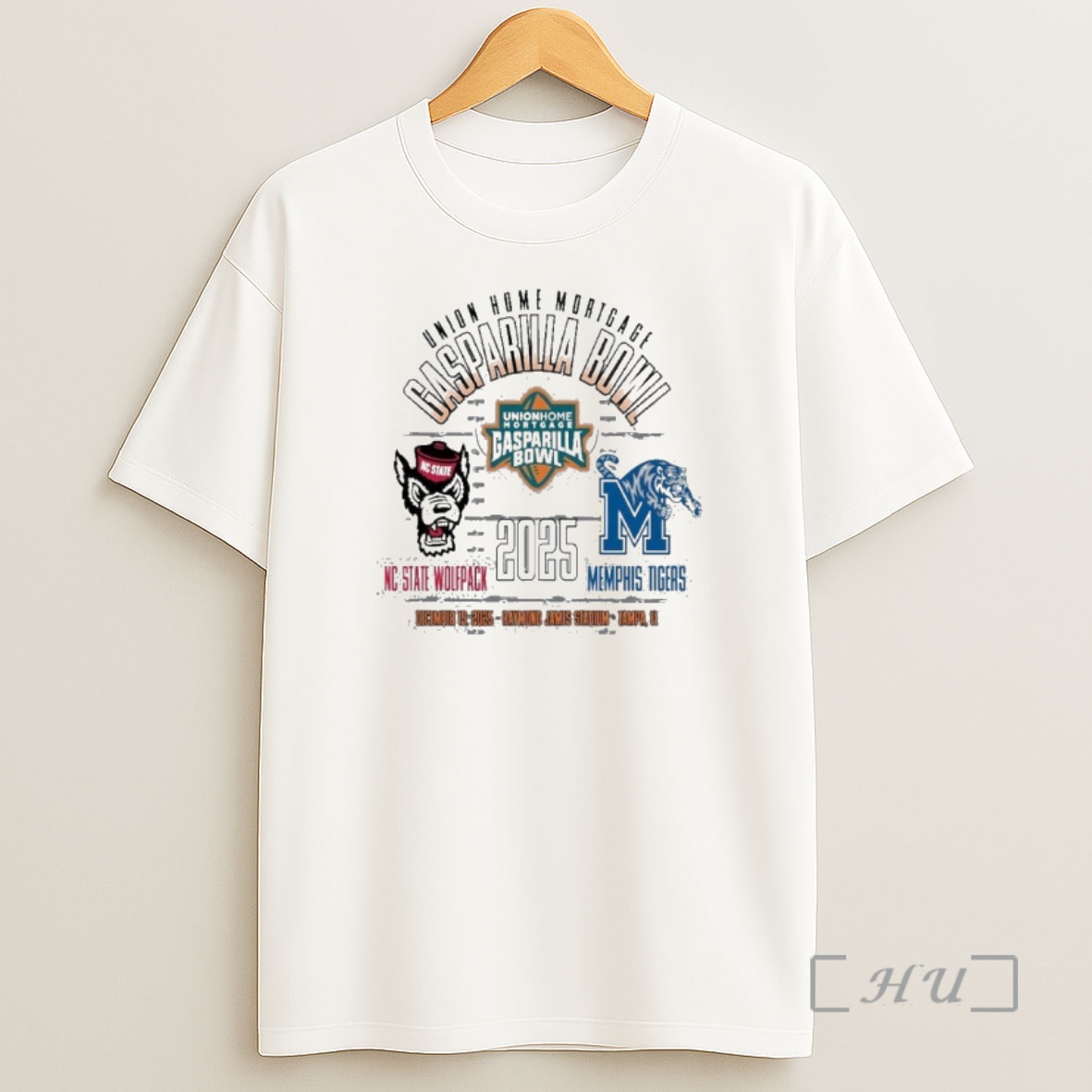 Officials Nc State Wolfpack Vs Memphis Tigers 2025 Union Home Mortgage Gasparilla Bowl Shirt Sweatshirt Tee