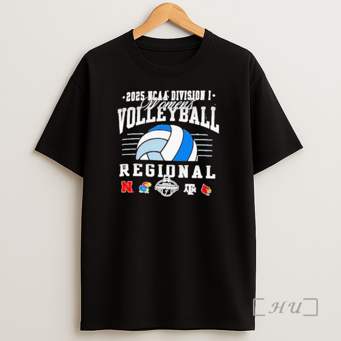 Officials Ncaa Di Womens Volleyball Regional 2025 Nebraska Kansas Texas Am And Louisville Shirt Sweatshirt Tee