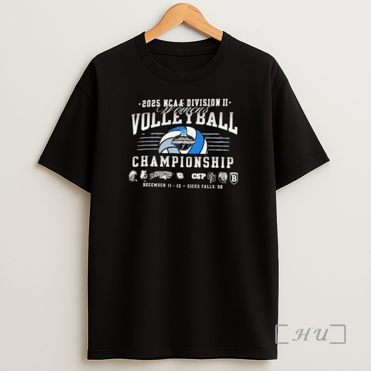 Officials Ncaa Division Ii Womens Volleyball Championship 2025 8 Teams Logo Shirt Sweatshirt Tee