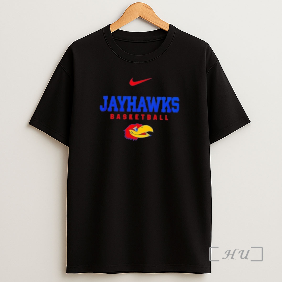 Officials Ncaa Gameday Kansas Jayhawks Basketball Mascot 2 Sided Shirt Sweatshirt Tee
