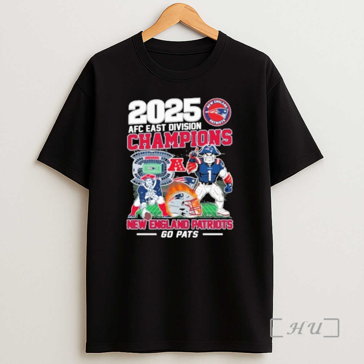Officials Ne Patriots 2025 2025 Afc East Champions Go Pats Shirt Sweatshirt Tee