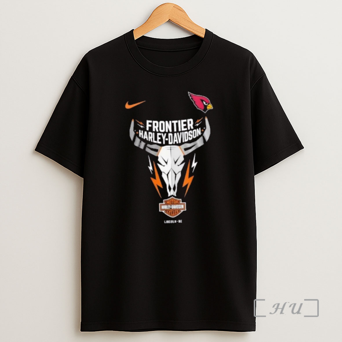 Officials Nfl Arizona Cardinals X Frontier Harley Davidson 2 Sided Shirt Sweatshirt Tee