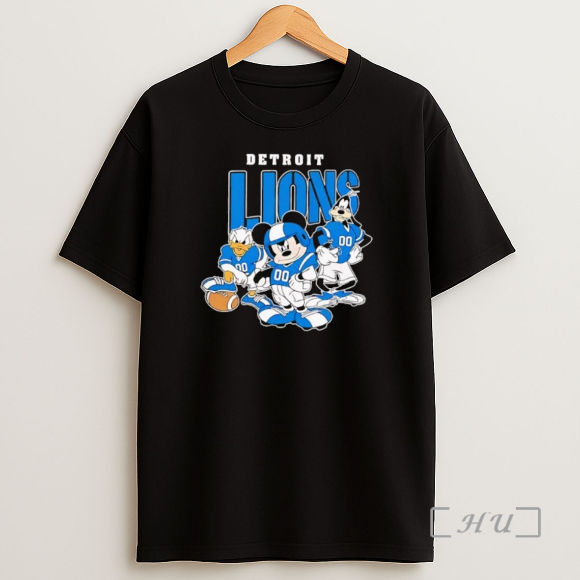 Officials Nfl Detroit Lions Mickey And Friends Funny Cartoon Premium Shirt Sweatshirt Tee