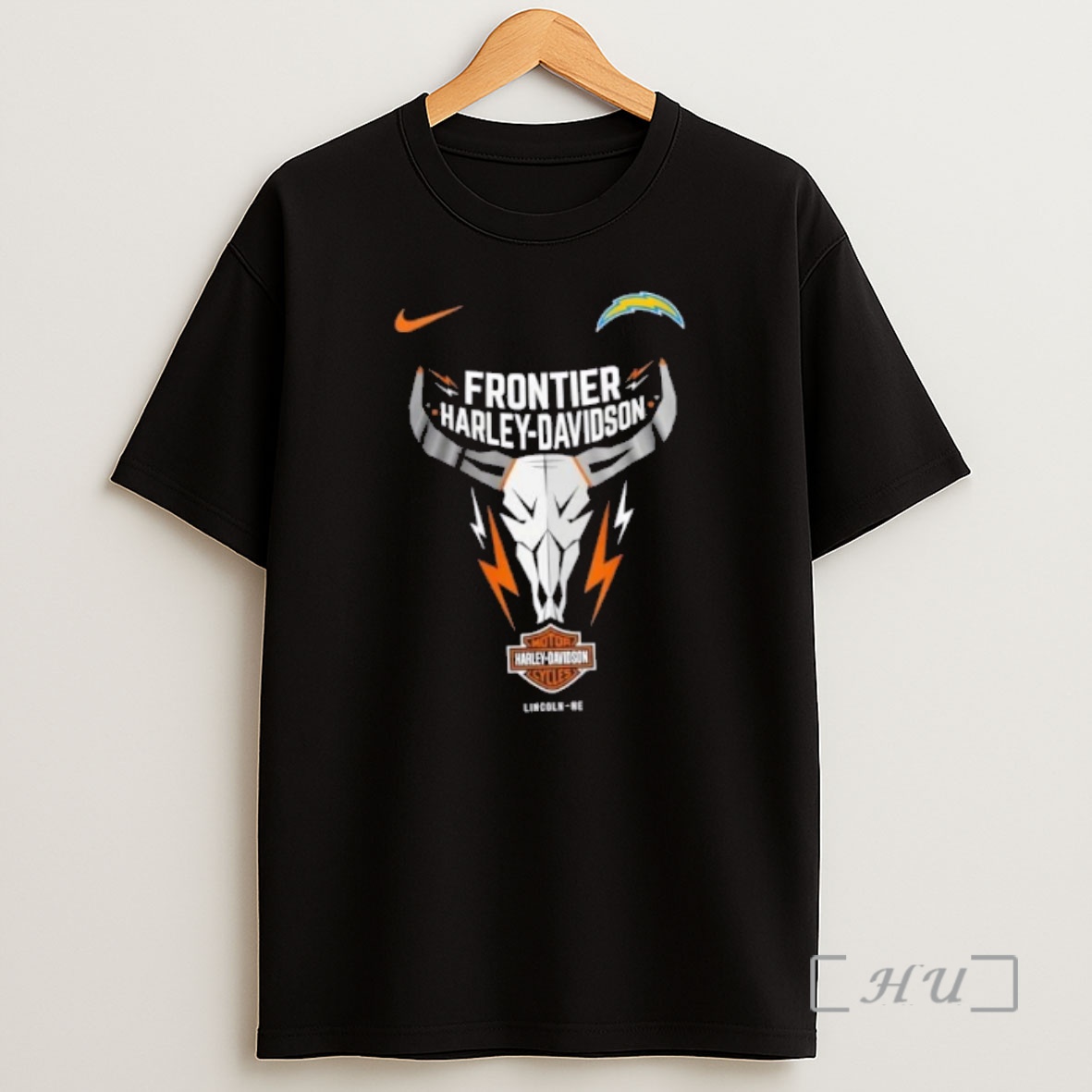 Officials Nfl Los Angeles Chargers X Frontier Harley Davidson 2 Sided Shirt Sweatshirt Tee