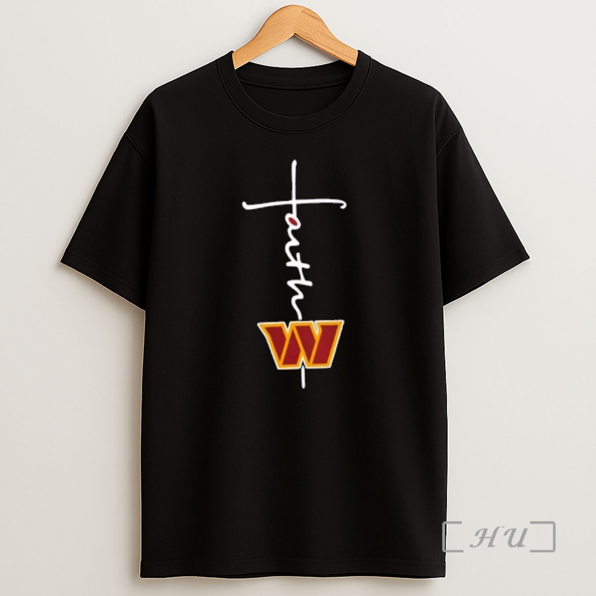 Officials Nfl Washington Commanders Faith Over Fear Cross 2 Sided Shirt Sweatshirt Tee