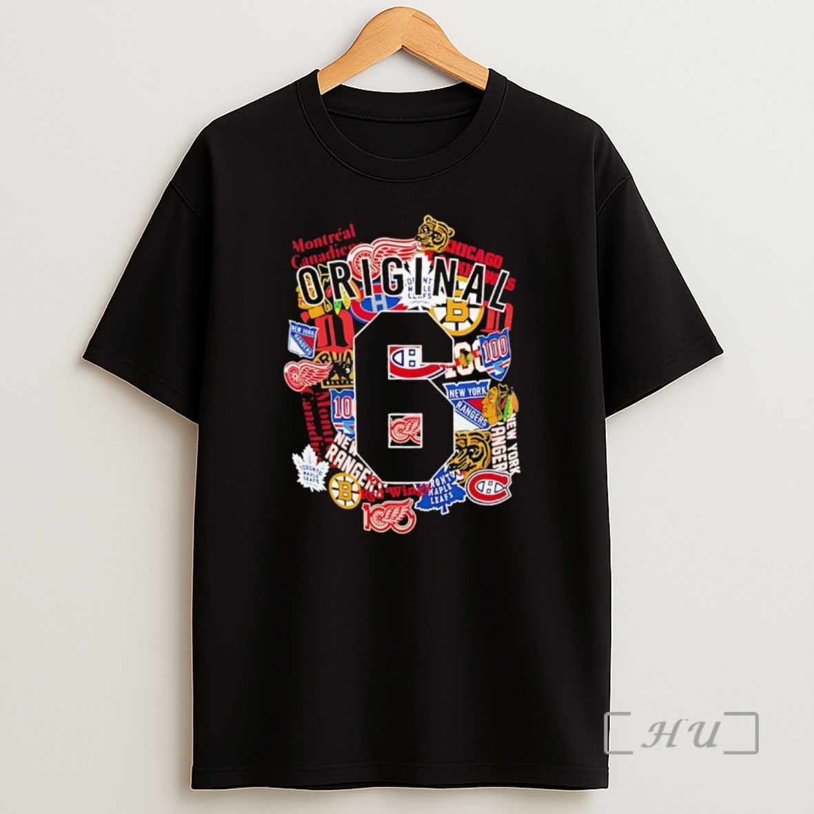 Officials Nhl Starter 6 Teams Logo Collage Premium Shirt Sweatshirt Tee