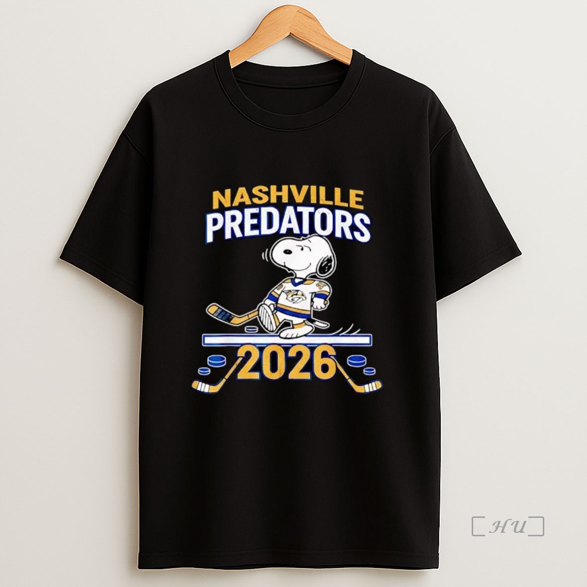 Officials Nashville Predators Snoopy Peanuts 2026 Shirt Sweatshirt Tee