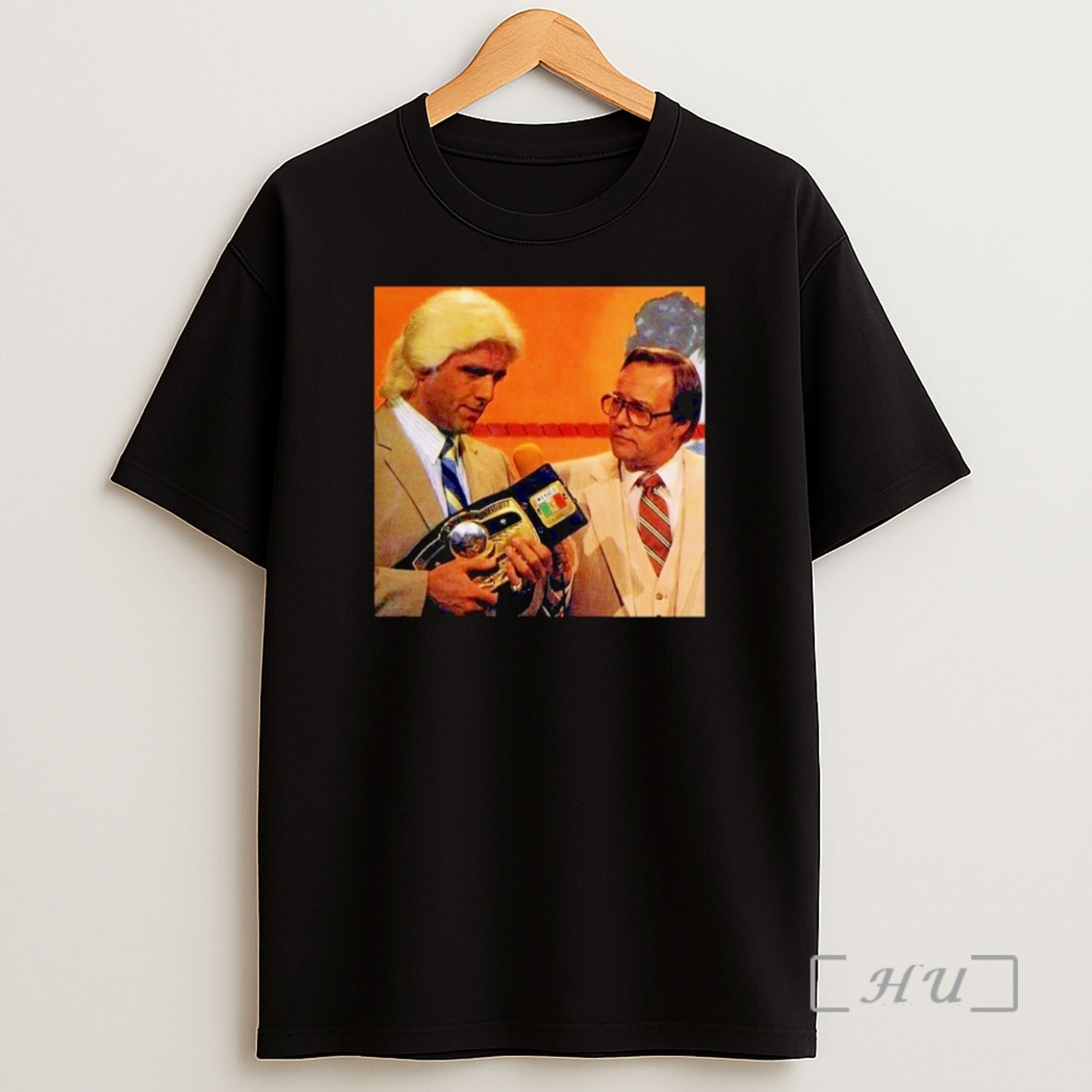 Officials Nature Boy And Gordon Solie 80s Wrestling Shirt Sweatshirt Tee