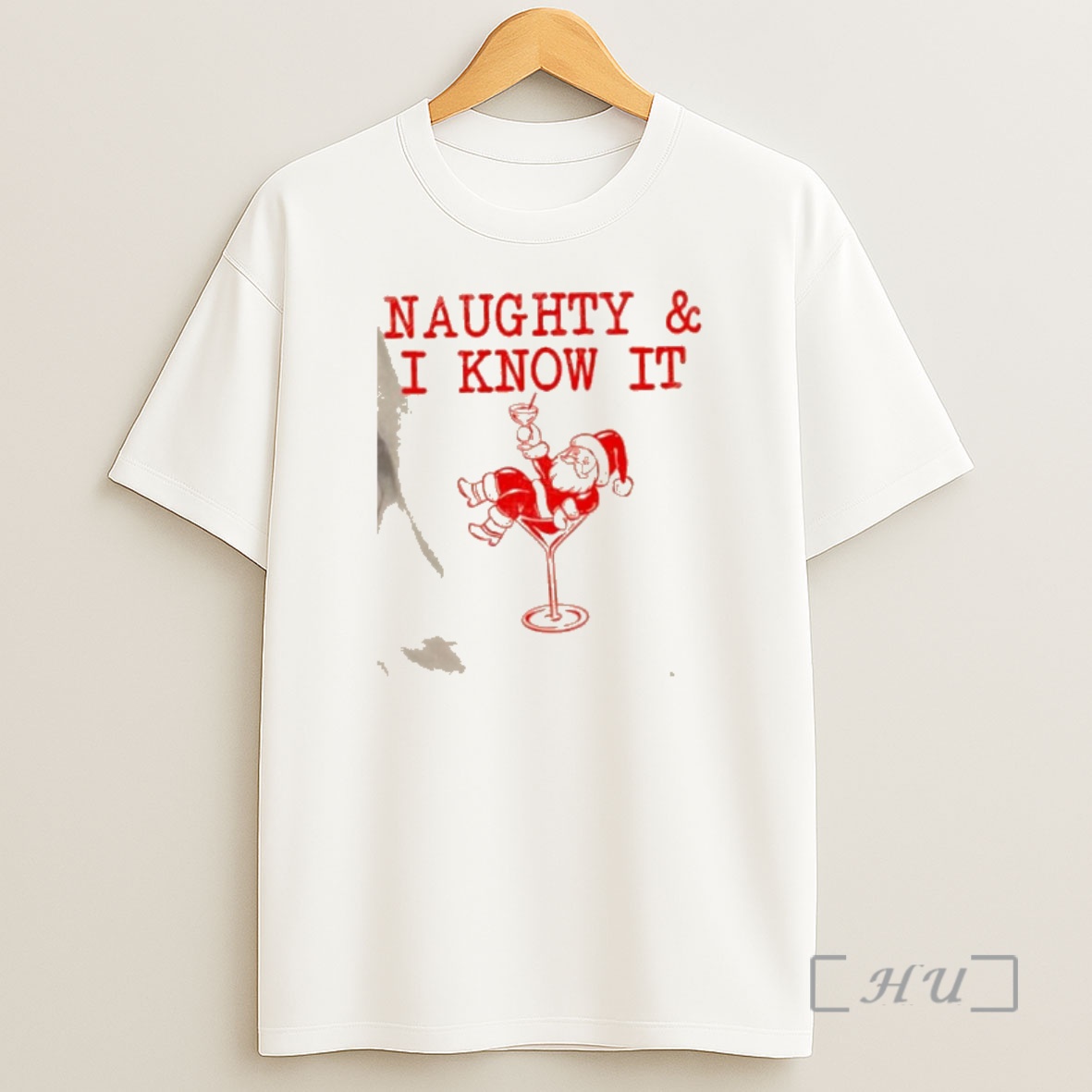 Officials Naughty And I Know It Funny Christmas Santa Shirt Sweatshirt Tee