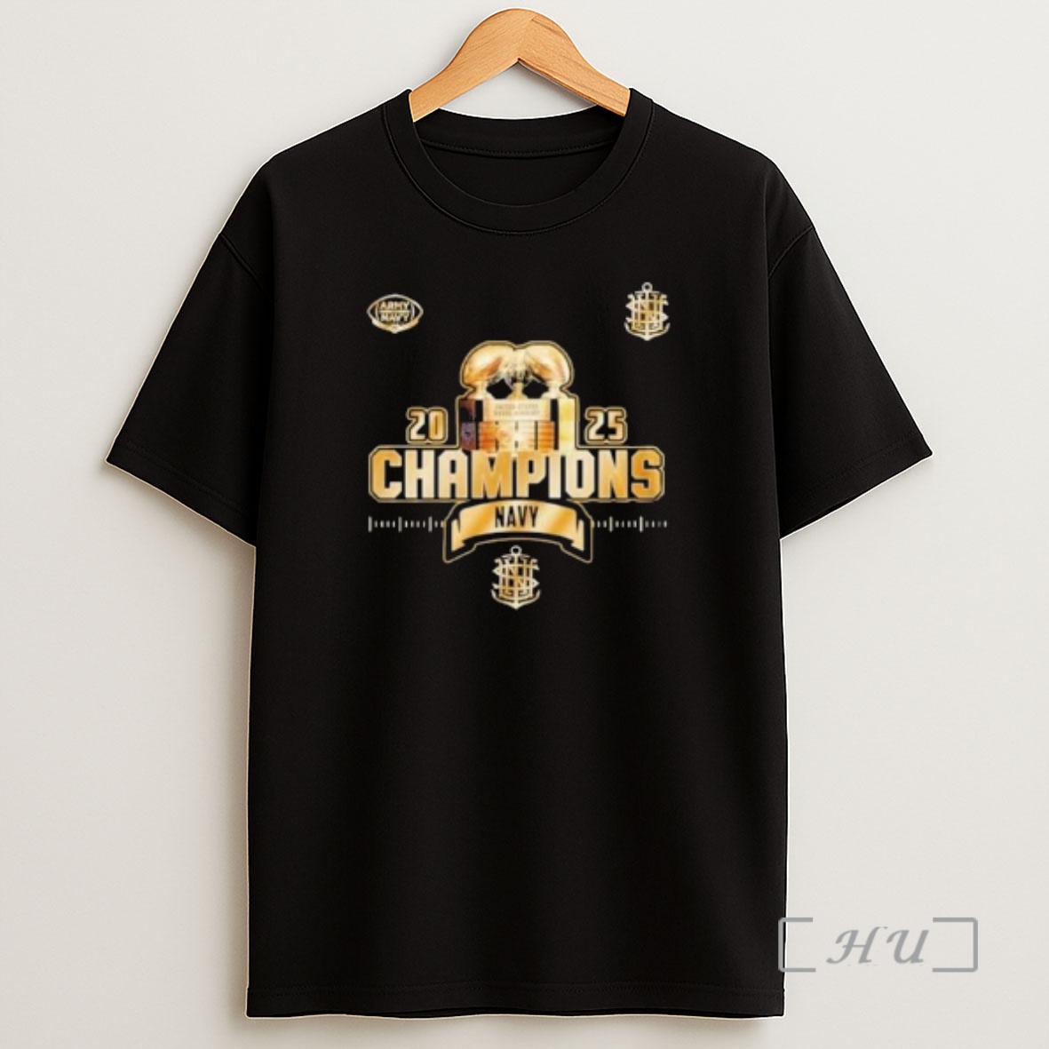Officials Navy Midshipmen 2025 United States Naval Academy Champions Circle Black Shirt Sweatshirt Tee