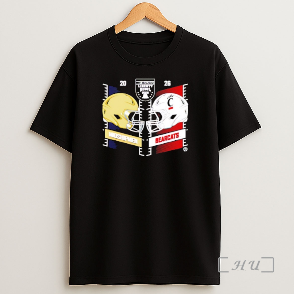 Officials Navy Midshipmen Vs Cincinnati Bearcats 2025 Autozone Liberty Bowl Head To Head Shirt Sweatshirt Tee