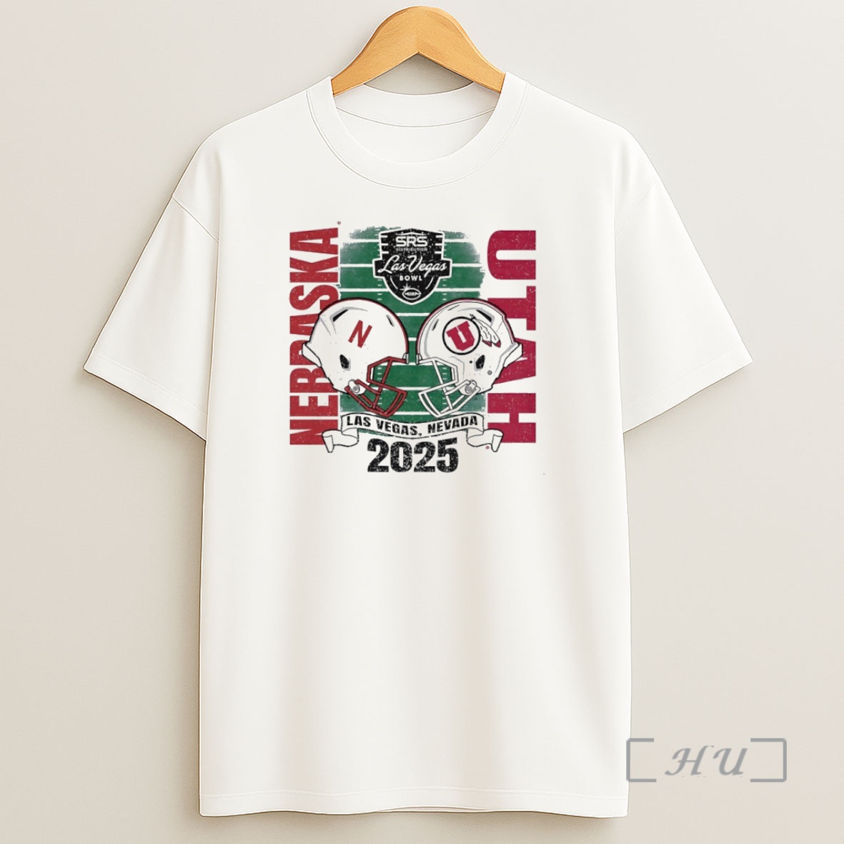 Officials Nebraska Cornhuskers Vs Utah Utes 2025 Las Vegas Bowl Helmet Circle Shirt Sweatshirt Tee