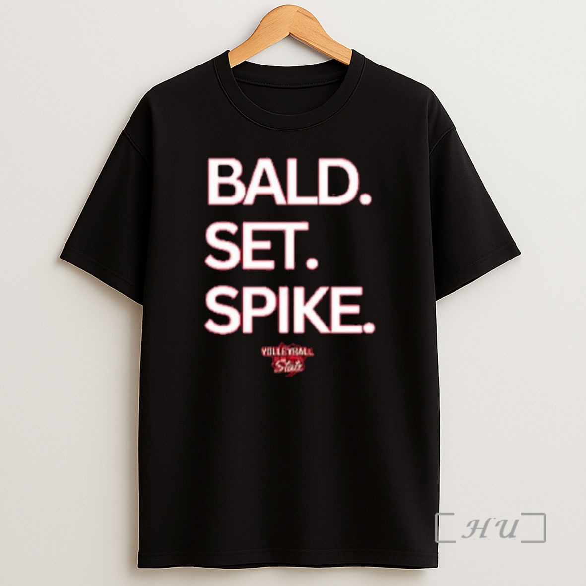 Officials Nebraska Huskers Volleyball Bald Set Spike Premium Shirt Sweatshirt Tee