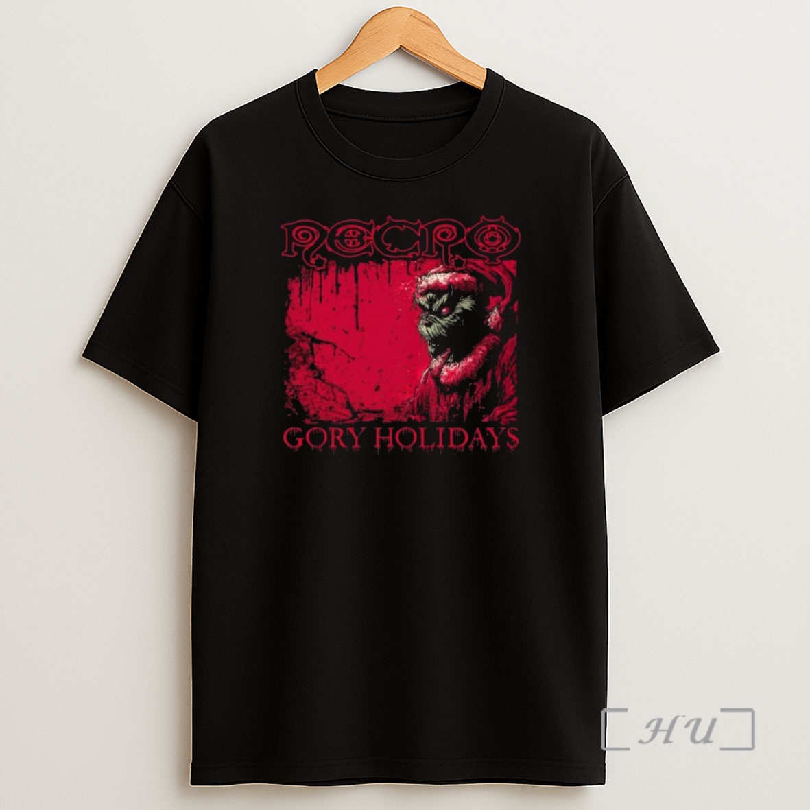 Officials Necro Grinch Gory Holidays Blood Drip Shirt Sweatshirt Tee