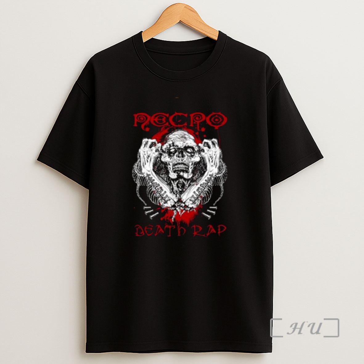 Officials Necro Super Necro Death Rap Circle Black Shirt Sweatshirt Tee