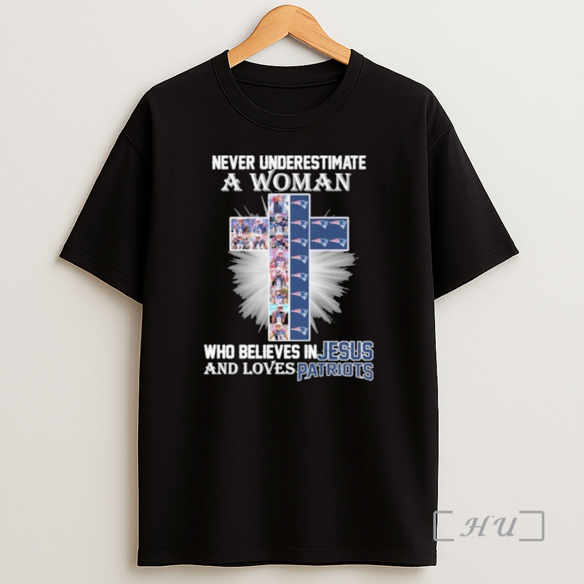 Officials Never Underestimate A Woman Who Believes In Jesus And Loves Patriots Premium Shirt Sweatshirt Tee