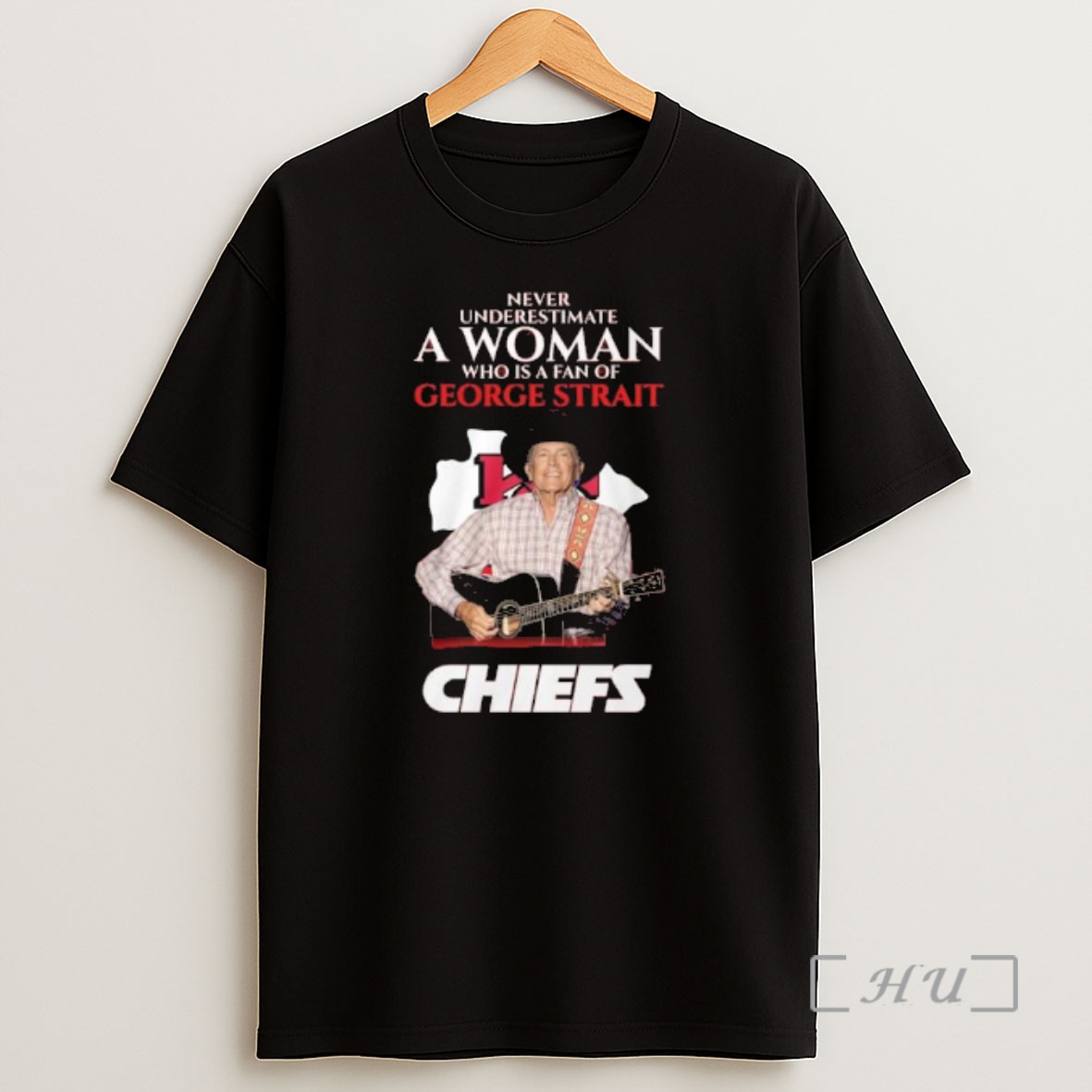 Officials Never Underestimate A Woman Who Is A Fan Of George Strait And Loves Kansas City Chiefs Premium Shirt Sweatshirt Tee